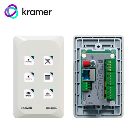 TECLADO NUMERICO KRAMER RC-43SL DE CONTROL POR ETHERNET 6 BOTONES (30-80342090)