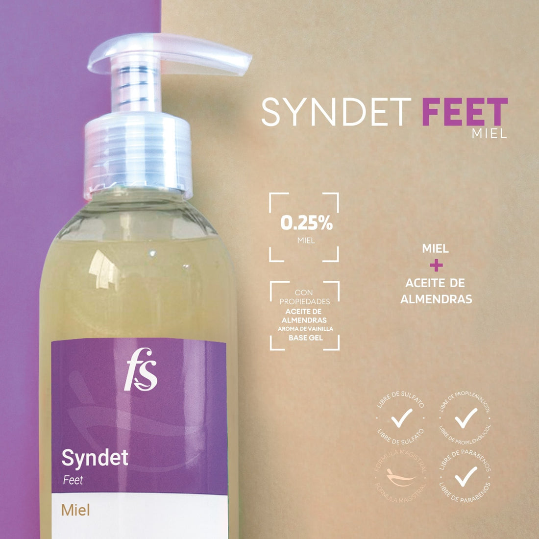 HIGIENE PODOLOGICO SYNDET FEET D-PANTENOL 240ML