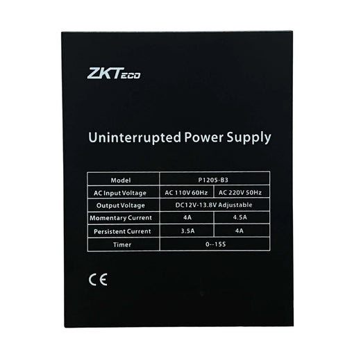 FUENTE 12V 5A CON ESPACIO BATERÍA 12V 7A ZKTECO UPS