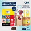 PAPEL FOTOGRAFICO ADHESIVO BRILLANTE A4 X 20HOJAS 135 GRAMOS