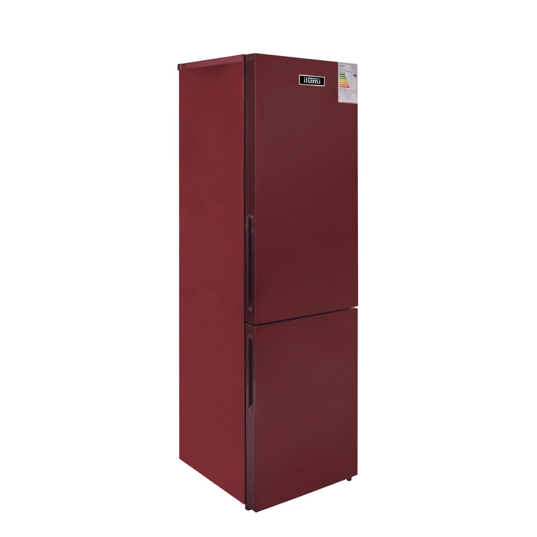 Refrigeradora Negra/Roja 195L Ilumi