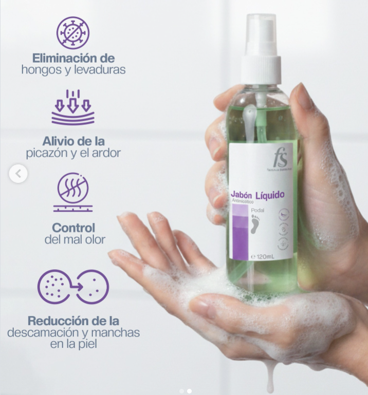 HIGIENE PODOLOGICO JABON ANTIMICOTICO GEL 120ML