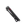 PDU 6 TOMAS 15A ZKTECO SUPRESOR DE PICOS 6 TOMAS 15AMP RACK