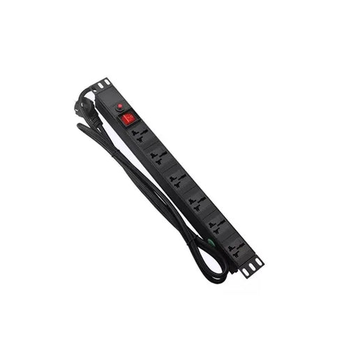 PDU 6 TOMAS 15A ZKTECO SUPRESOR DE PICOS 6 TOMAS 15AMP RACK