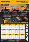 CALENDARIOS PERSONALIZADOS DE PARED FULL COLOR SOLO TIRA 50X70 MILLAR