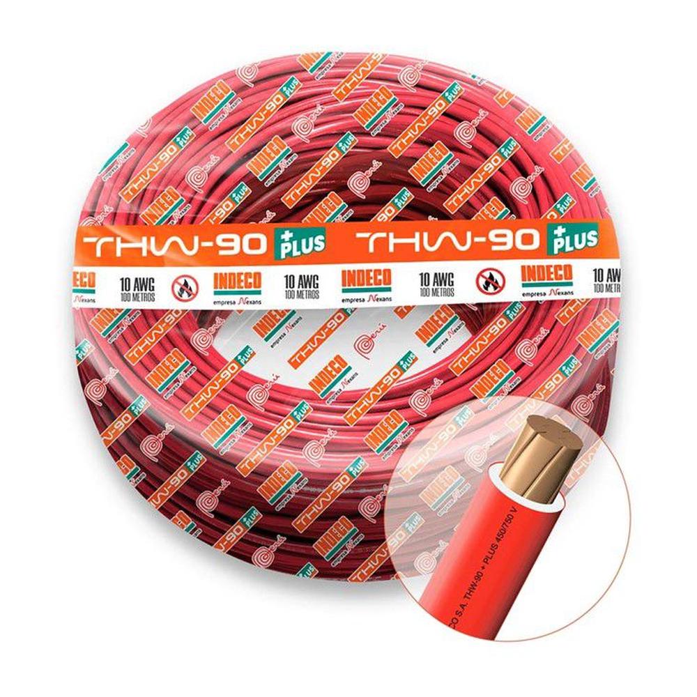CABLE ELECTRICO 7 HILOS INDECO NACIONAL #10 AWG 100MTS + PLUS