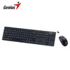 TECLADO GENIUS + MOUSE DUAL WIRELESS/BT SLIMSTAR 8230 AI COPILOT MULTIMEDIA SP WHITE (31340015401)