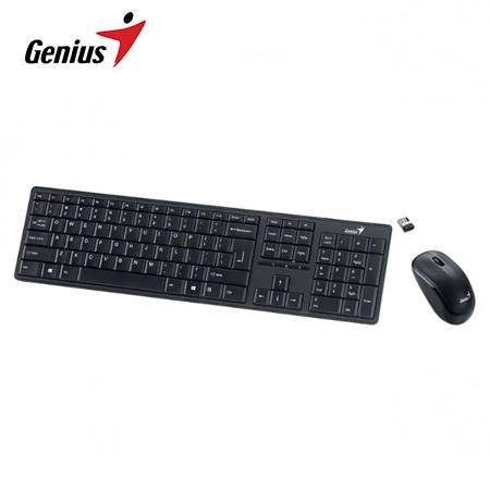 TECLADO GENIUS + MOUSE DUAL WIRELESS/BT SLIMSTAR 8230 AI COPILOT MULTIMEDIA SP WHITE (31340015401)