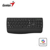 TECLADO GENIUS WIRELESS KB-7123 AI COPILOT MULTIMEDIA/EDICI? REPOSAMU?CA USB SP BLACK (31320007401)