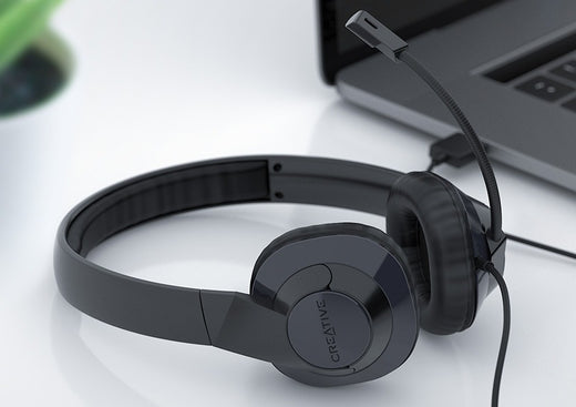 AUDIFONO C/MICROF. CREATIVE HS-720 V2 USB-A 30MM MICROMONITORIZACI? NOISE-CANCELLING MUTE LIGERO 135G BLACK (51EF0960AA000)