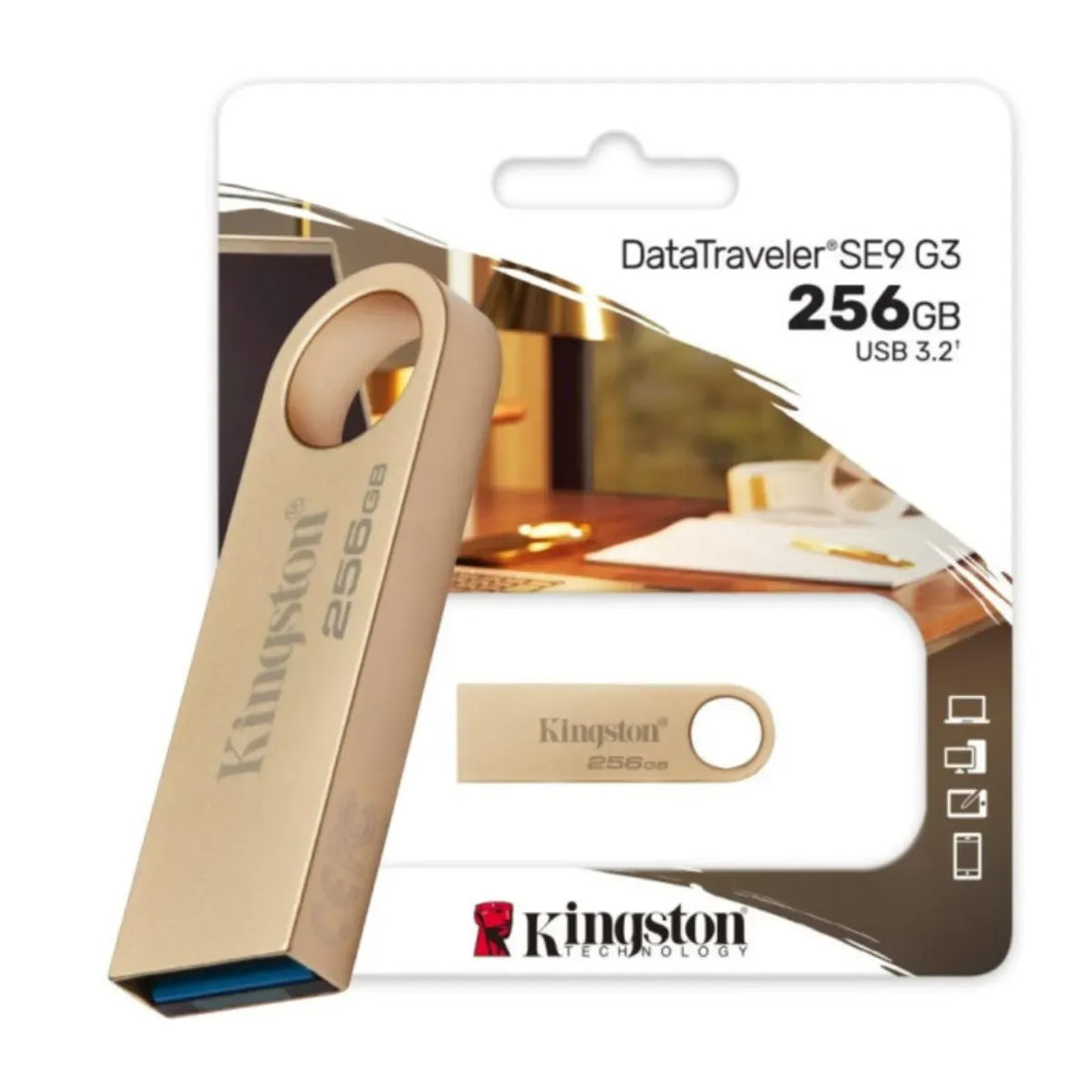 MEMORIA USB 256GB DTSE9G3 3.2 KINGSTON 220MB/S (DTSE9G3/256GB)