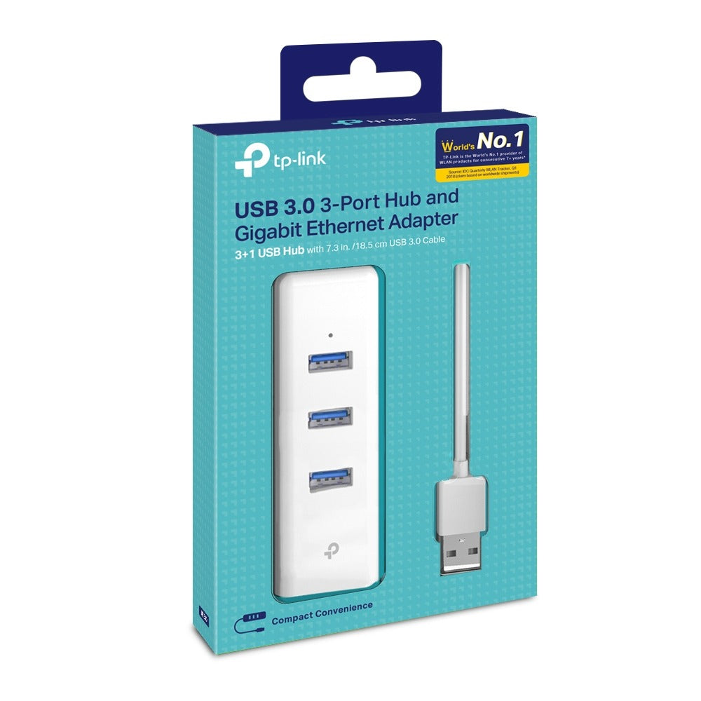 UE330 HUB USB 3.0 + ETHERNET 4 EN 1 TP-LINK
