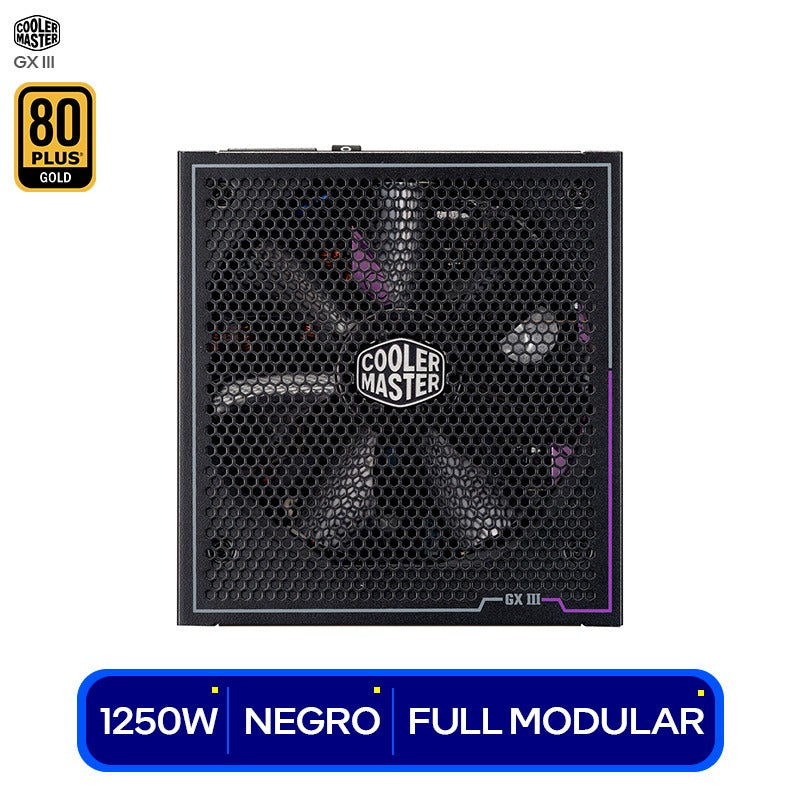 PSU COOLER MASTER GX3 1250W GOLD FM ATX 3.0 A/US CABLE MPX-C503-AFAG-BU