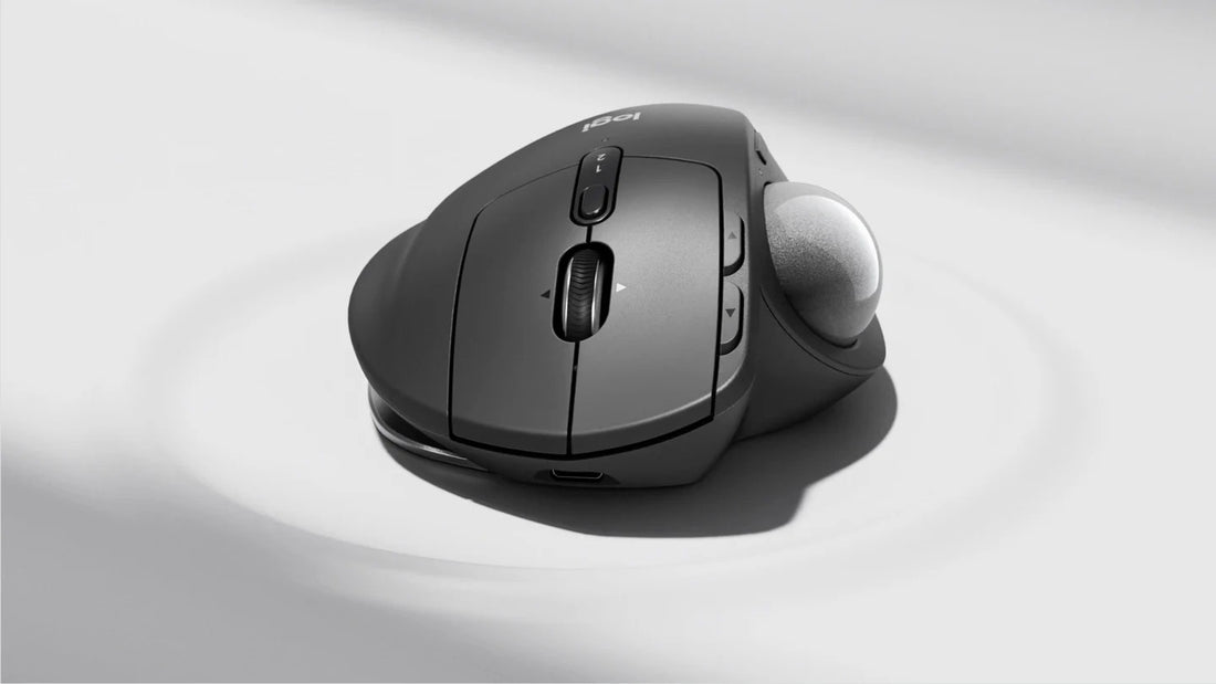MOUSE LOGITECH MX ERGO S ADVANCED TRACKBALL WIRELESS BOLT/BLUETOOTH USB-C BLACK (910-007261)