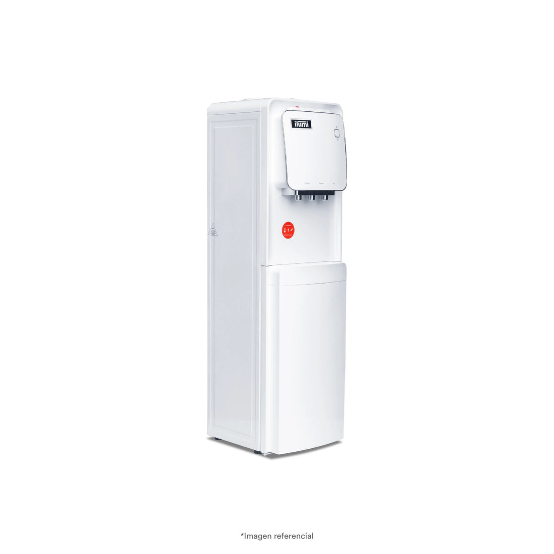 Dispensador De Agua C/N/F Pedestal Con Fríobar Blanco Ilumi