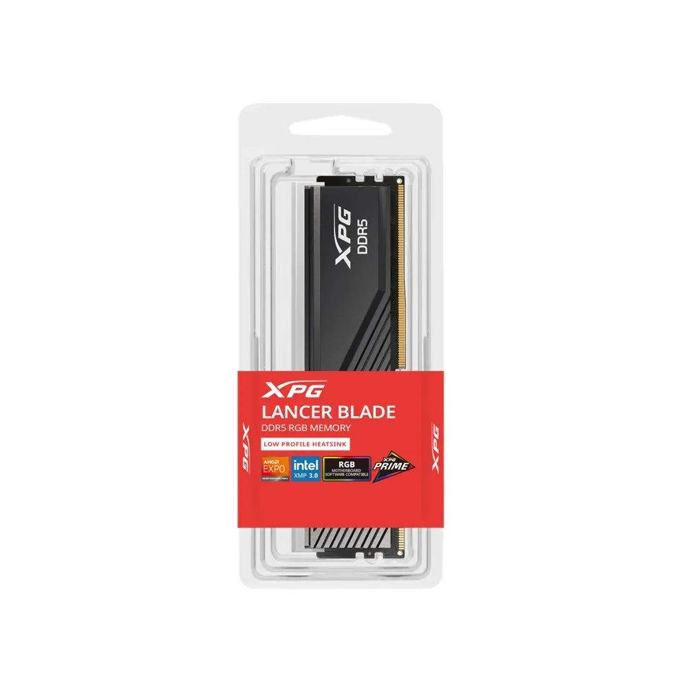 DDR5 XPG LANCER BLADE 16GB RGB 6000MT'S CL30 BK AX5U6000C3016G-SAMRBK