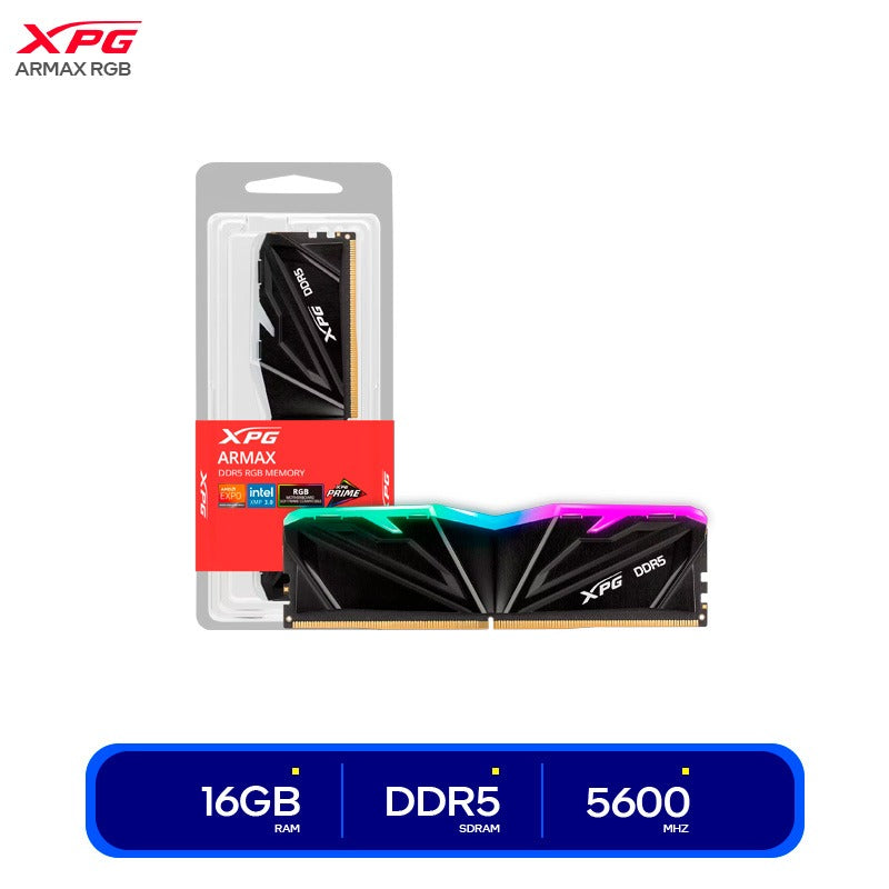 DDR5 XPG ARMAX 16GB 5600MT'S CL46 BK AX5U5600C4616G-SAMBK