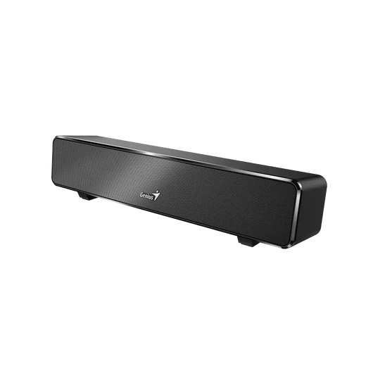 PARLANTE GENIUS SOUND BAR 100 MINI 6W 3.5MM USB POWER BLACK (31730024400)