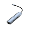 HUB USB-C GENIUS UH-545 GIGABIT ETHERNET 1-USB-C 3-USB-A (31240004400)