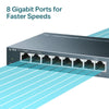 TL-SG108 SWITCH GIGABIT 8 PUERTOS METÁLICO TP-LINK