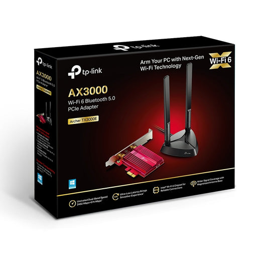 ARCHER TX3000E ADAPTADOR PCIE WIFI 6 AX3000 + BLUETOOTH TP-LINK