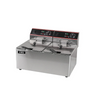 Freidora Eléctrica Industrial Doble De Sobremesa Ilumi