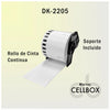 ETIQUETA AUTOADHESIVA DE PAPEL BROTHER DK2205 2-3/7"