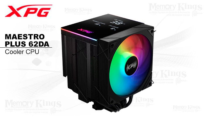 COOLER CPU XPG MAESTROPLUS 62 TDP 250W - MAESTROPLUS62DA-BKCWW