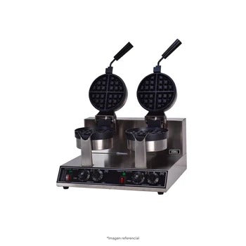 Wafflera Industrial Desayunos Para Negocio 2 Discos Ilumi