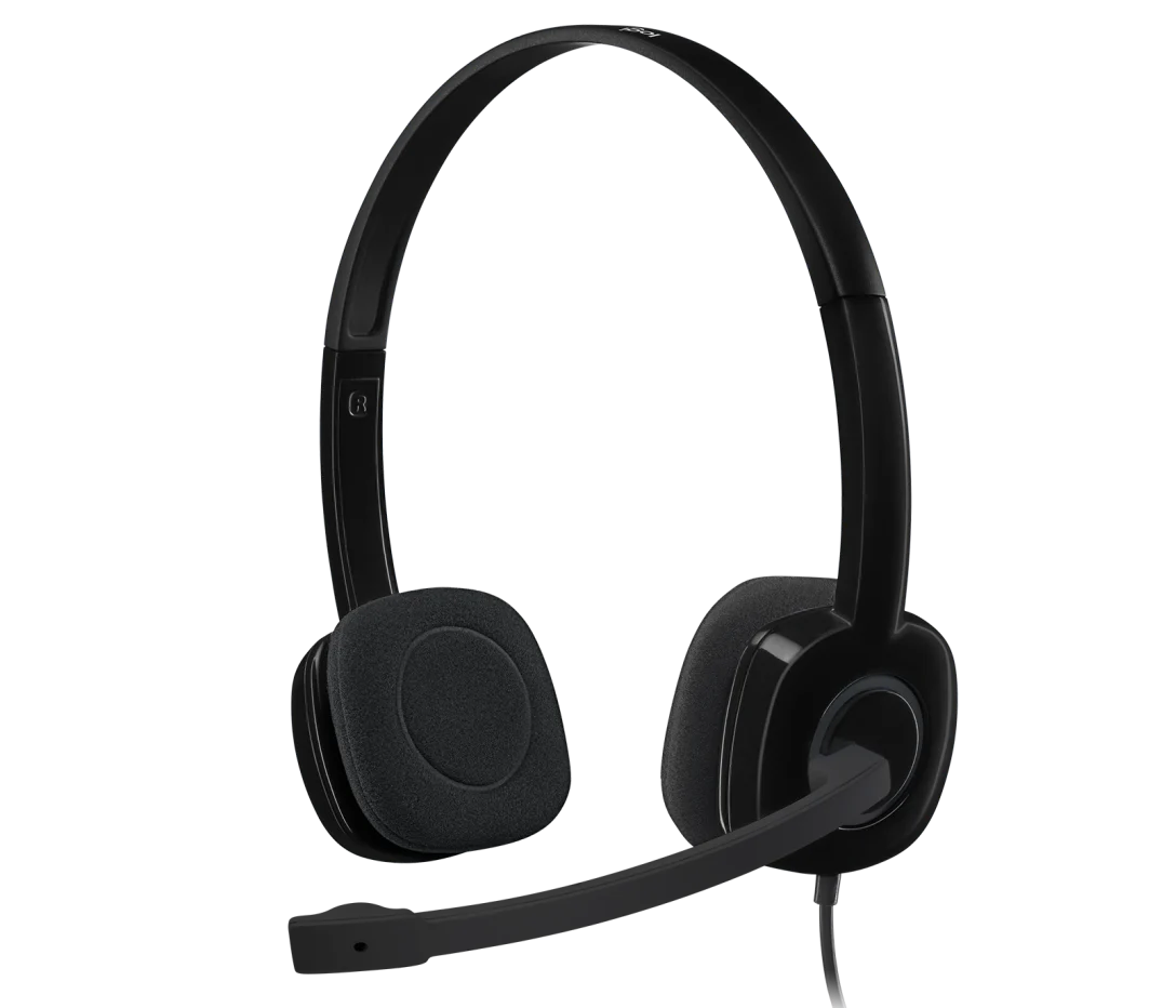 AUDIFONO C/MICROF. LOGITECH H151 STEREO BLACK (981-000587)-UY