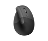 MOUSE LOGITECH LIFT VERTICAL WIRELESS/BT BLACK (910-006466)-P