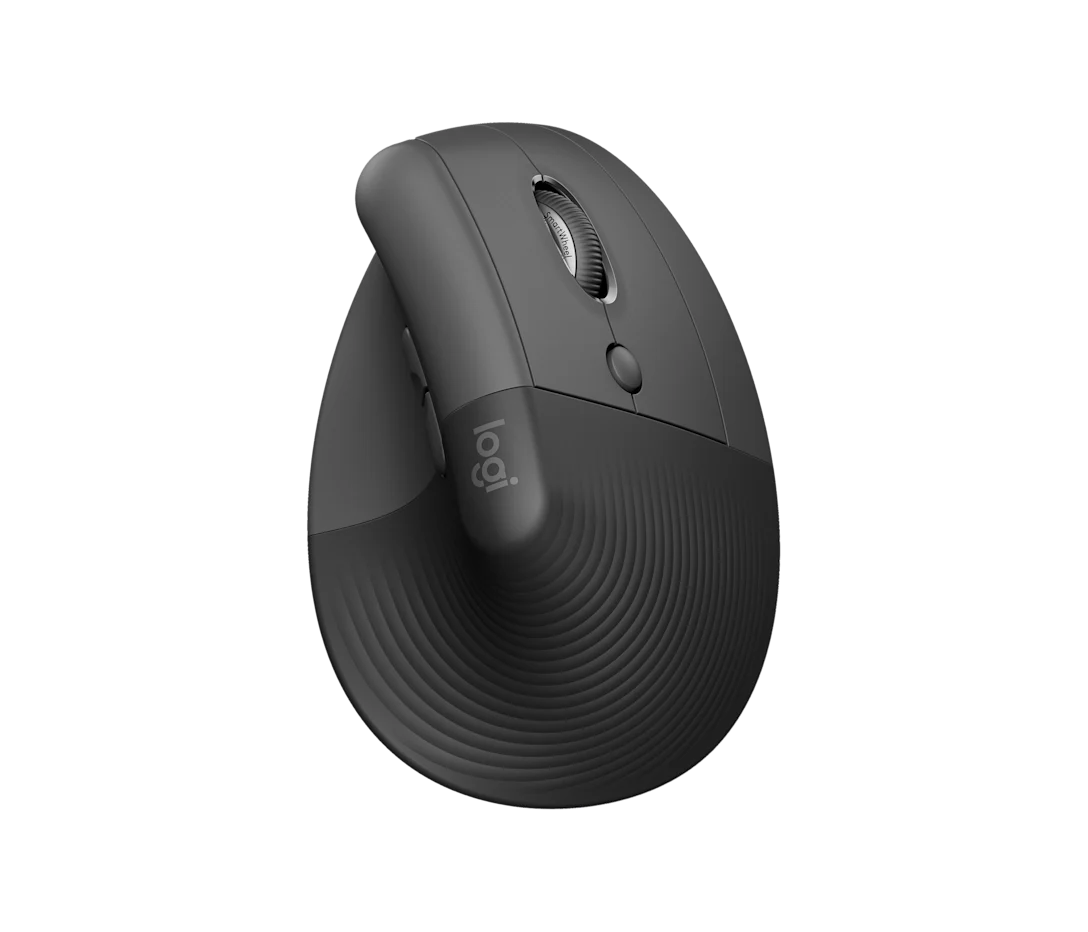 MOUSE LOGITECH LIFT VERTICAL WIRELESS/BT BLACK (910-006466)-P