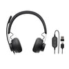 AUDIFONO C/MICROF. LOGITECH B2B ZONE WIRED USB/USB-C TEAMS BLACK (981-000871)