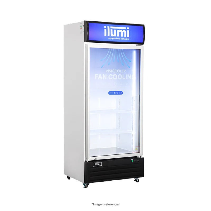 Bc Cooler (Fan Cooling) 1 Puertas Vidrio Vertical 580L Ilumi