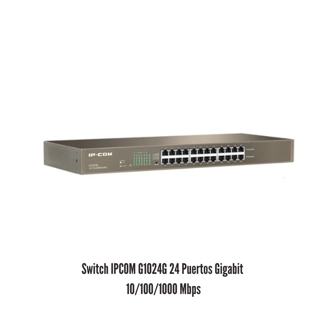 SWITCH IPCOM G1024G CONMUTADOR DE 24 PUERTOS 10/100/1000 MBPS