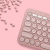 TECLADO LOGITECH PEBBLE 2 K380S BLUETOOTH/WIRELESS SP ROSE (920-011785)-P