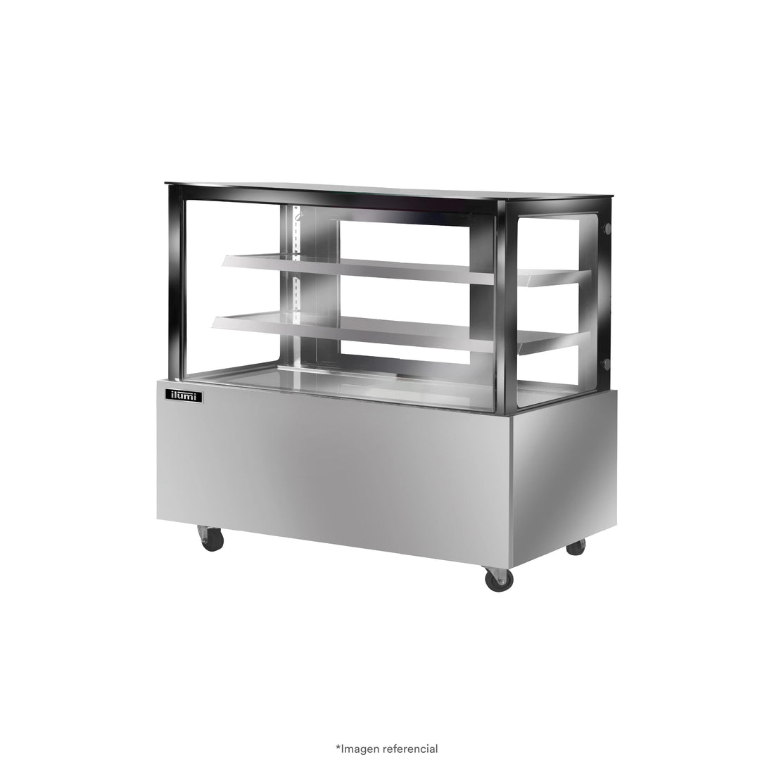 Vitrina Refrigerada Dos Niveles Vidrio Plana Ilumi