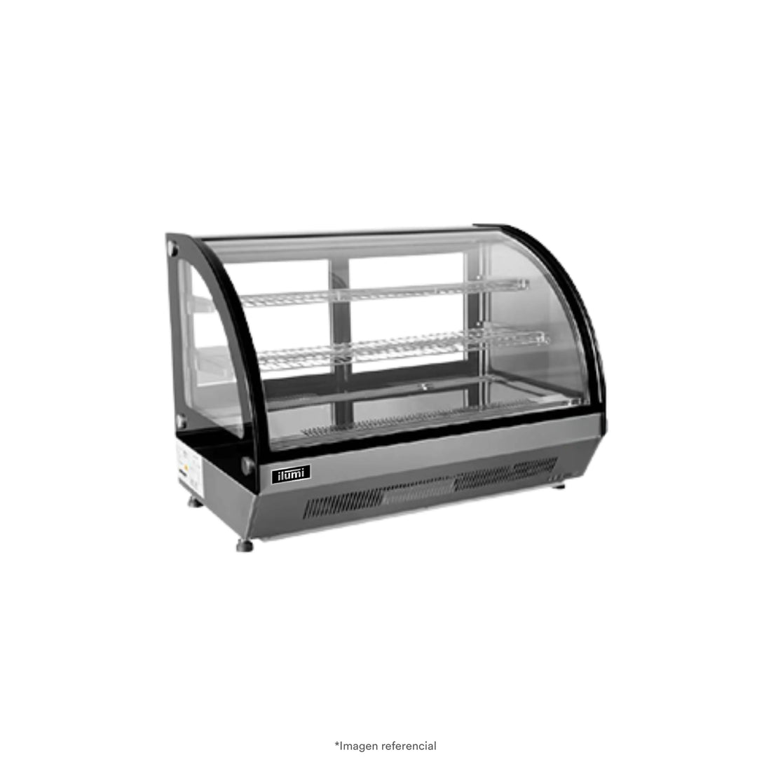 Vitrina Refrigerada De Sobremesa Curvo 90Lts Ilumi