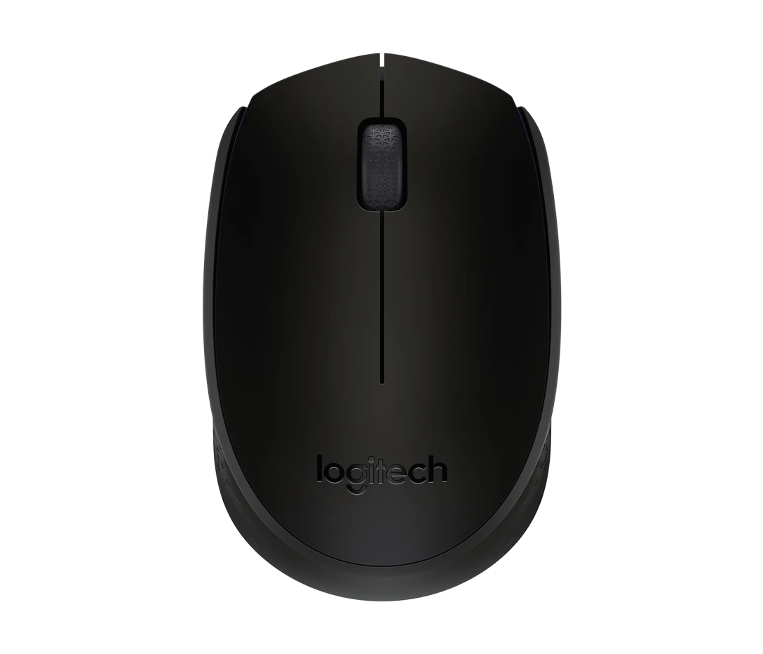MOUSE LOGITECH M170 WIRELESS BLACK (910-004940)