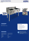 Cocina Industrial De 2 Hornillas Ilumi