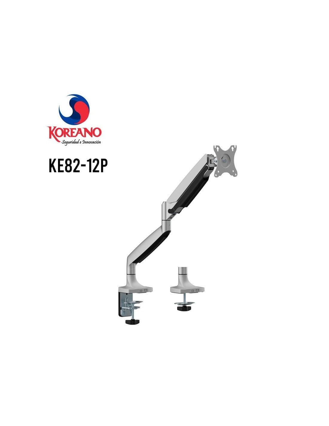 BRAZO KOREANO PARA MONITOR DE 17" A 45" KE82-12P