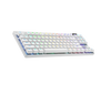 TECLADO LOGITECH PRO X TKL LIGHTSPEED USB WHITE (920-012143)-P