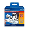 ETIQUETA AUTOADHESIVA DE PAPEL BROTHER DK2243 BLACK ON WHITE 4" X 100