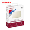 DISCO EXT. 1TB ADVANCE V10 3.0 TOSHIBA BLANCO (HDTCA10XW3AA)
