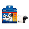 ETIQUETA AUTOADHESIVA DE PAPEL BROTHER DK2243 BLACK ON WHITE 4" X 100