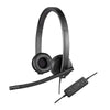 AUDIFONO C/MICROF. LOGITECH B2B H570E USB STEREO BLACK (981-000574)
