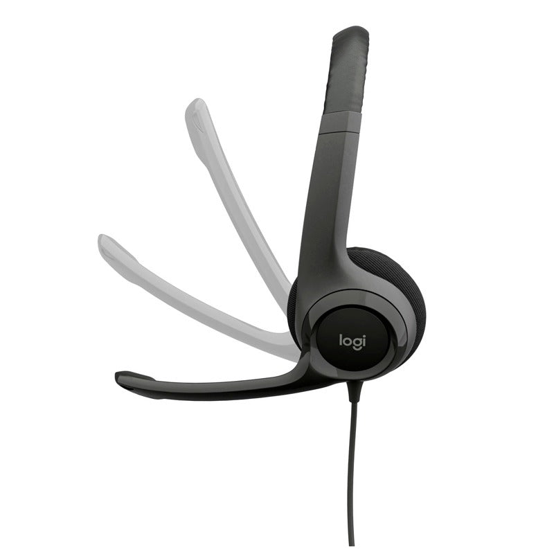 AUDIFONO C/MICROF. LOGITECH H390 USB NOISE CANCELLING BLACK (981-000014)-P