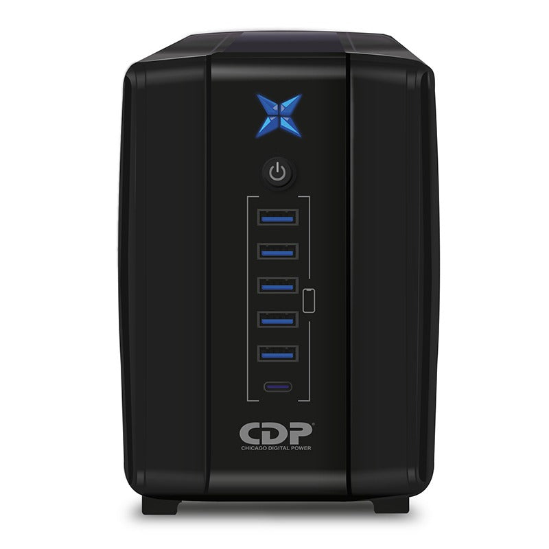Ups Cdp R-Upr1008I, Interactivo, 1000Va, 500W, 220Vca / 50/60Hz (Ajuste Automático)