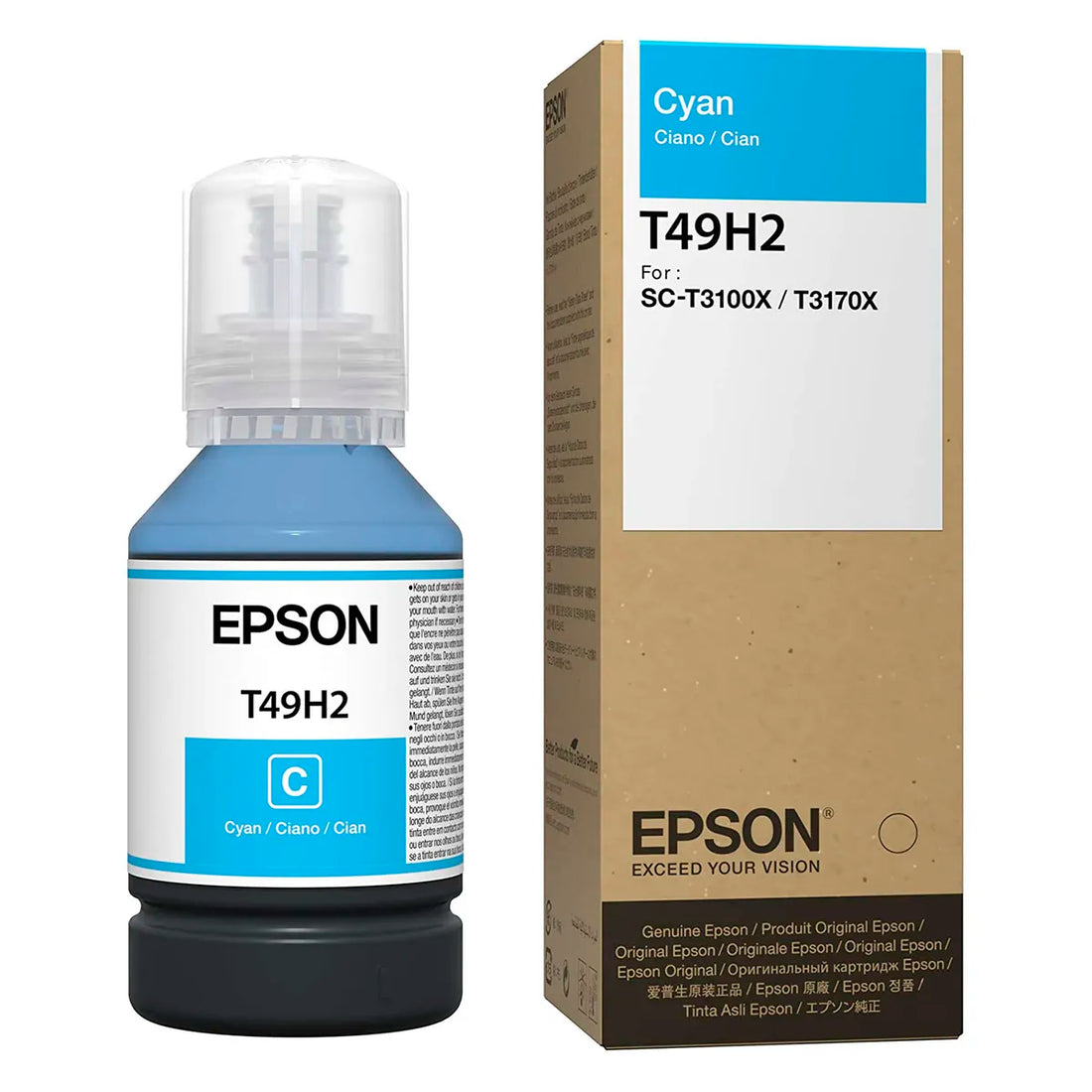 BOTELLA TINTA EPSON T49H200 CIAN